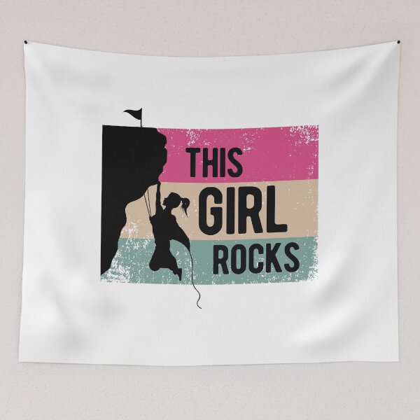Item preview, Bouldering Climbing Climber Woman Gift Mountains designed and sold by teeseeds.