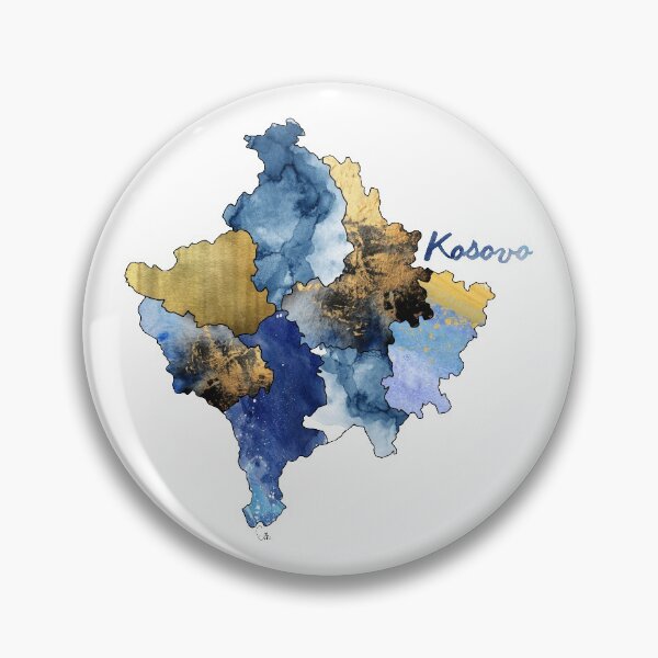 Item preview, Watercolor Countries - Kosovo designed and sold by Erin McIntosh.
