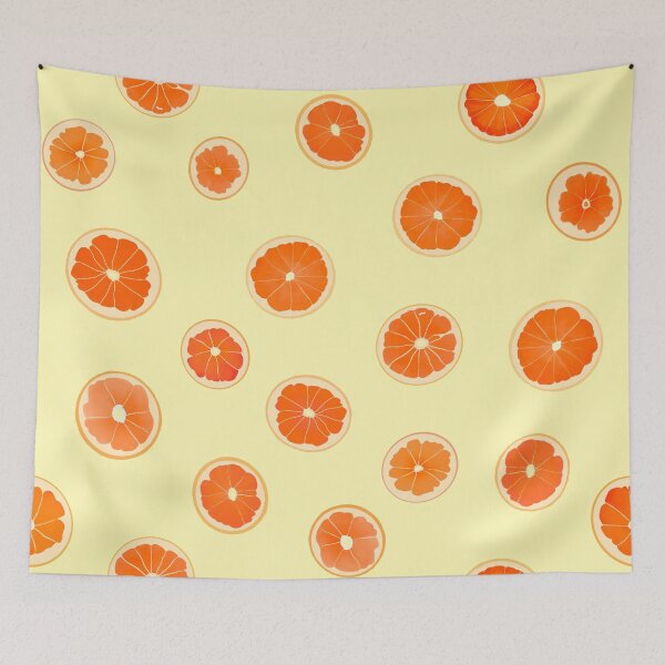 Item preview, Orange Citrus Pattern designed and sold by Happyhobbithole.
