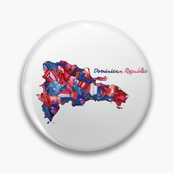 Item preview, Países de la acuarela - República Dominicana designed and sold by Erin McIntosh.