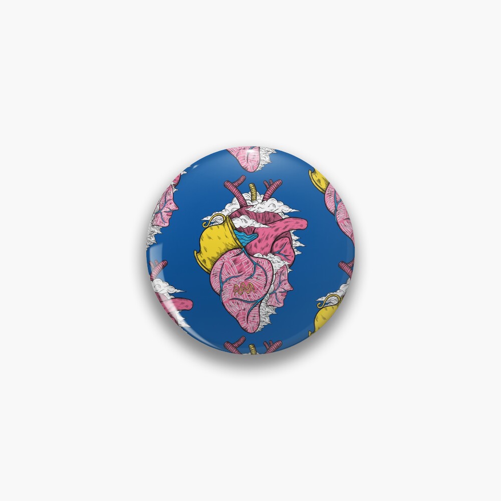 Aquarius Heart Pin