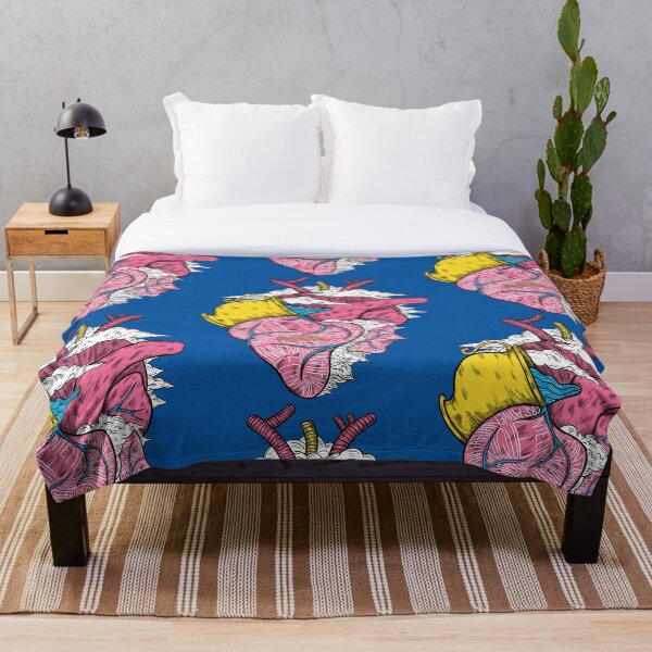 Aquarius Heart Throw Blanket
