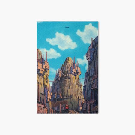 Laputa Scenery Art Board Print
