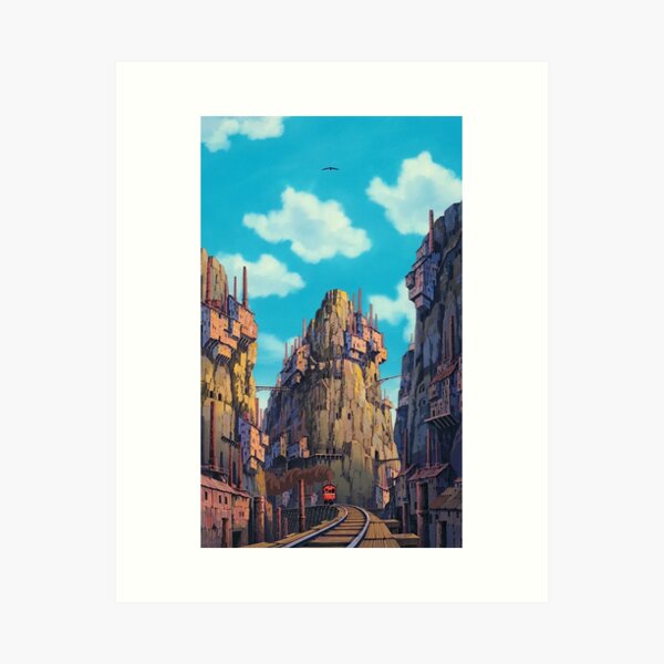 Laputa Scenery Art Print