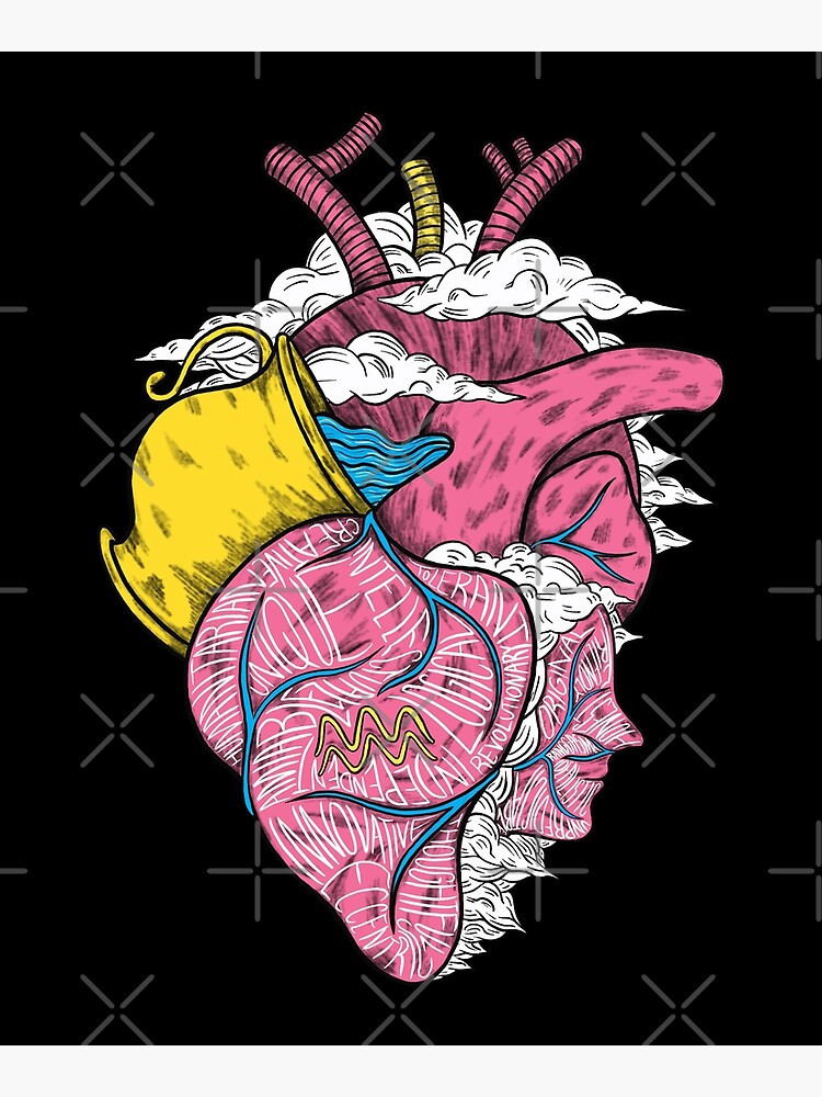 Aquarius Heart (Black) by Ranggasme