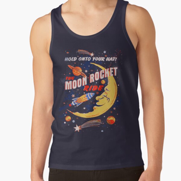 Rocket Moon Ride (vintage) Tank Top