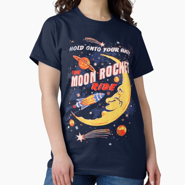 Item preview, Rocket Moon Ride (vintage) designed and sold by themonsterstore.