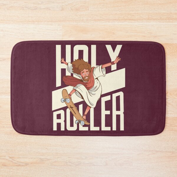 Item preview, Holy Roller Skateboarding Jesus | Funny Christian Drawing designed and sold by SLAG-Creative.