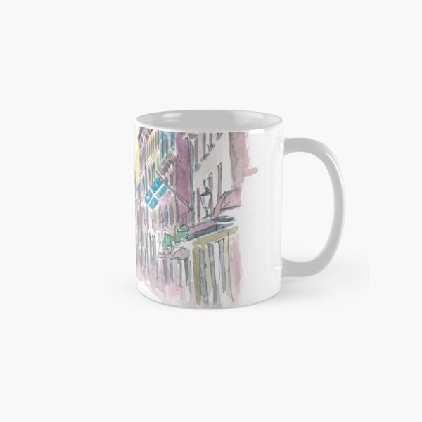 Item preview, Montreal Quebec Historic Old Street Scene With Sunrise designed and sold by artshop77.
