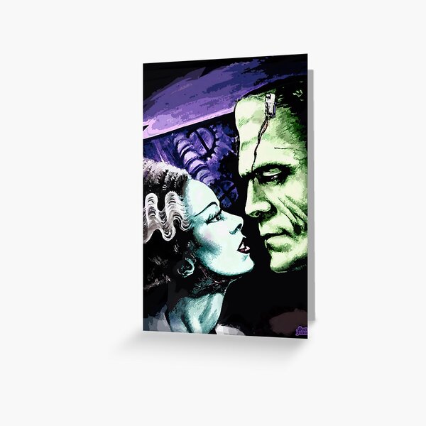 Item preview, Bride & Frankie Monsters in Love designed and sold by themonsterstore.