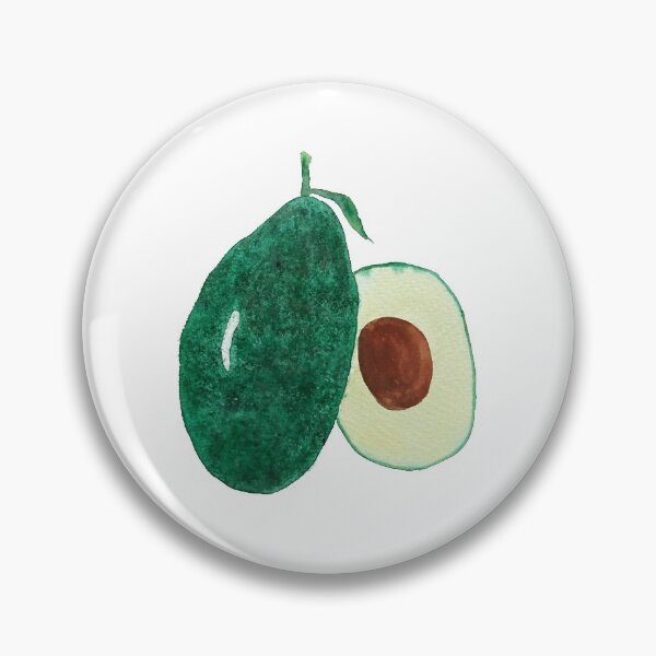 Item preview, hand painted green avocado watercolor  designed and sold by SelenePaintings .