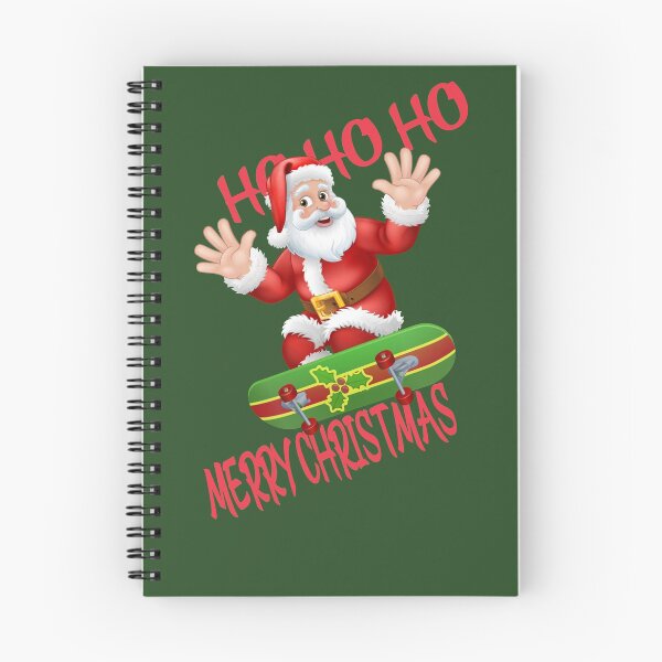 Artikelvorschau, Weihnachtsskateboarding Santa entworfen und verkauft von GulQari.