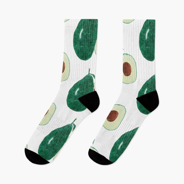 Item preview, hand painted green avocado watercolor  designed and sold by ColorandColor.