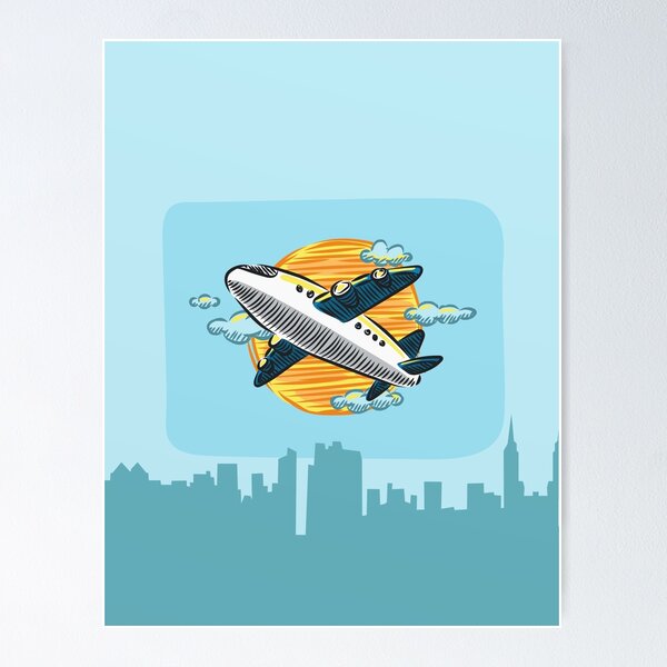 Item preview, FLYING AIRPLANE designed and sold by della95.