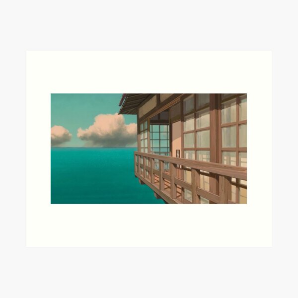 Spirited Away Bathhouse Art Print