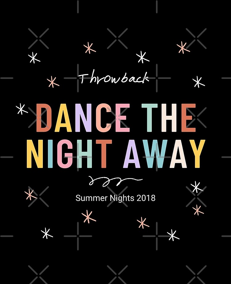 Twice Dance The Night Away Throwback Summer Nights Album 18 Ipad Case Skin By Shopkittycat Redbubble