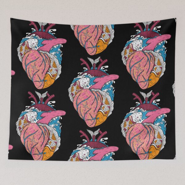 Item preview, Pisces Heart (Black) designed and sold by Ranggasme.