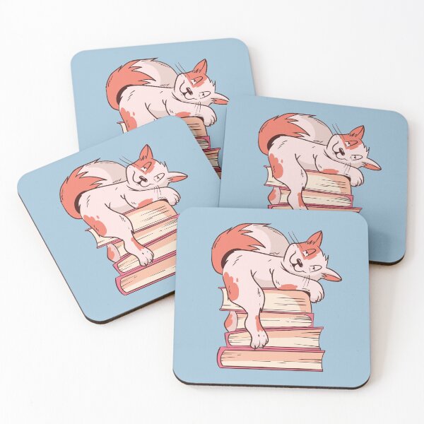 Item preview, Smart Cat Reading Books designed and sold by Cute and Funny Animal Art Designs.