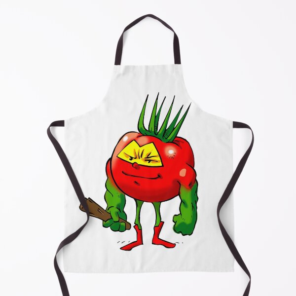 Item preview, Tomato The Barbarian Foodietoon Superhero Bodybuilder Workout Power-lifter Weightlifter designed and sold by ProjectX23.