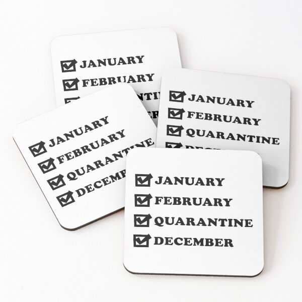 Item preview, January, February, Quarantine, December designed and sold by Iconique Space.