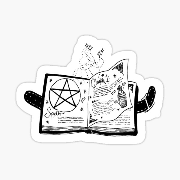 Witch's Spellbook Sticker