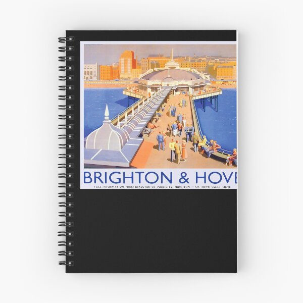 Item preview, retro classic Birghton and Hove poster designed and sold by CorasPosters.