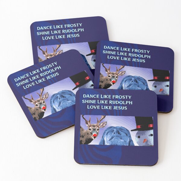 Item preview, Dance Like Frosty Shine Like Rudolph Love Like Jesus Funny Quote Saying designed and sold by SocialStreet.