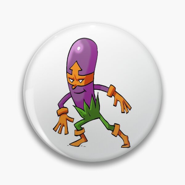 Item preview, Purple Eggplant Hero Foodie  Veggie Superheroes designed and sold by ProjectX23.