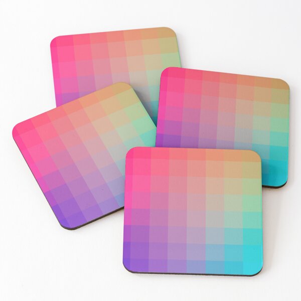 Item preview, Colorful Rainbow Colors Pixels Art Design designed and sold by idovedesign.