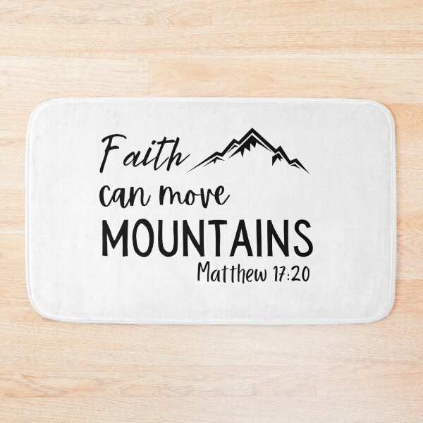 Item preview, Faith Can Move Mountains, Christian Shirt, Spiritual Shirt, Religious Shirt, Church Shirt, Love, Grace, Faithful Tee, Bible Quotes designed and sold by kenganalashish.