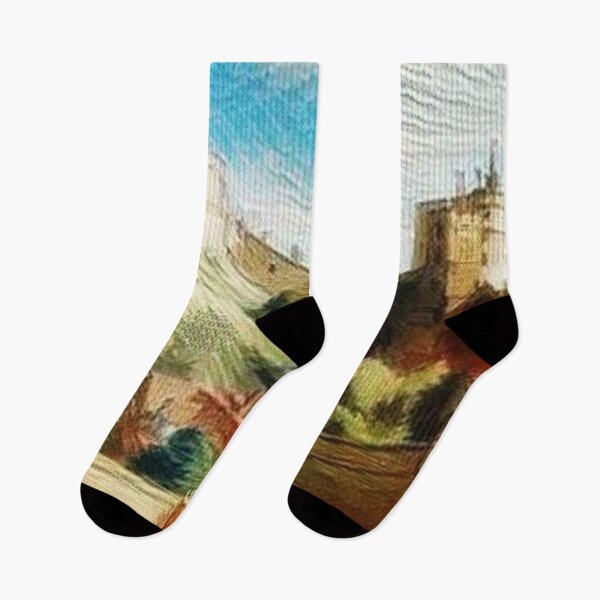 Item preview, The Round Tower English  Castle Nature Landscape Vintage designed and sold by diverseidentity.