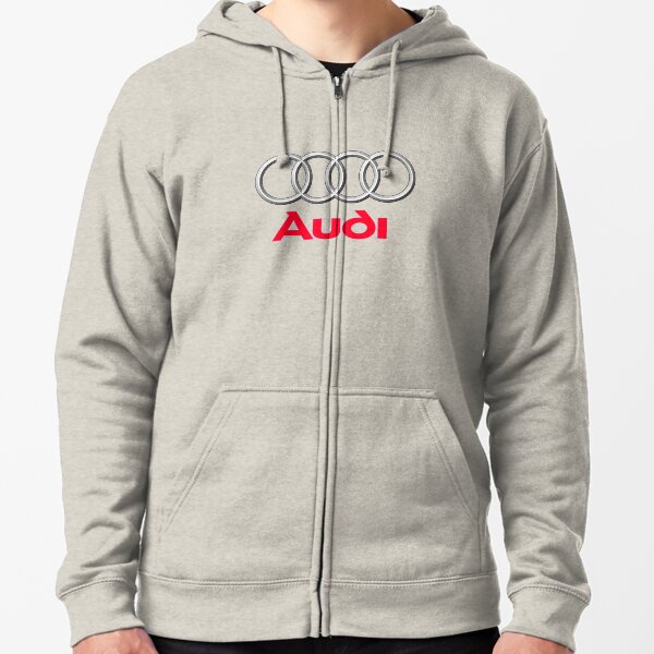 audi zip up hoodie