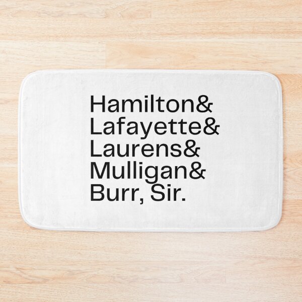 Item preview, Hamilton Lafayette Mulligan Laurens Burr Sir , Musical Gift , Christmas Gift , Musical Gift , Hamilton designed and sold by kenganalashish.