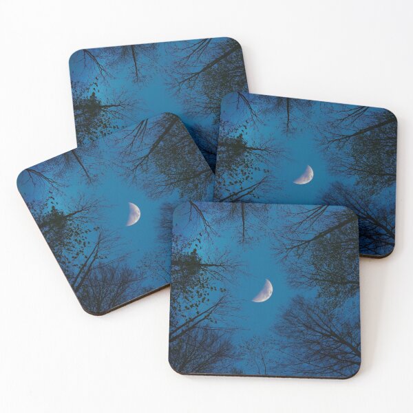 Item preview, night sky forest designed and sold by blurry-mind.