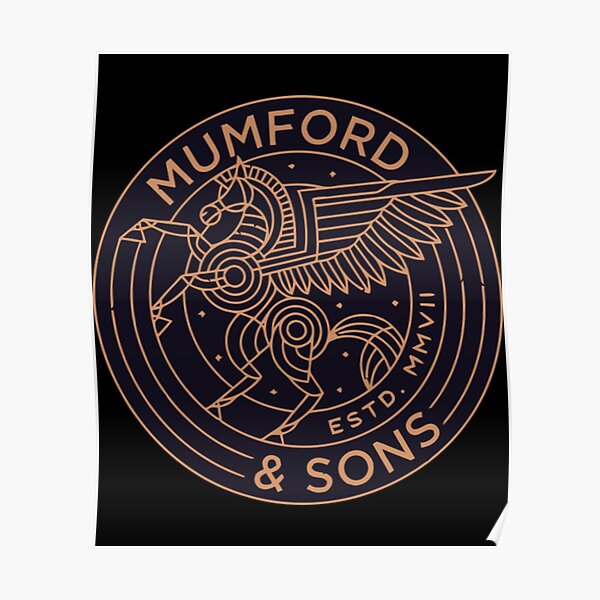 Poster Mumford And Sons Redbubble