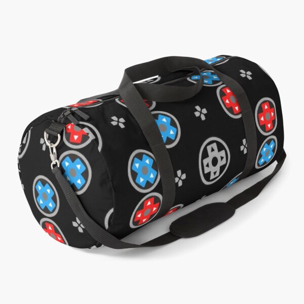 Red & Blue Gaming Pattern Duffle Bag