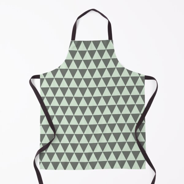 Item preview, Grey and Pastel Green Uroko Traditional Japanese Pattern designed and sold by Heedee Design.