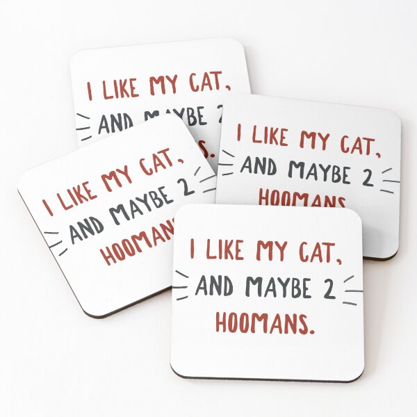 Item preview, I like my cat and 2 hoomans designed and sold by CoffeeandHope.