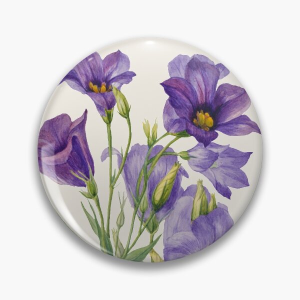 Item preview, Eustoma russelianum Texas Bluebell    pretty purple flowers designed and sold by domdjs4239.