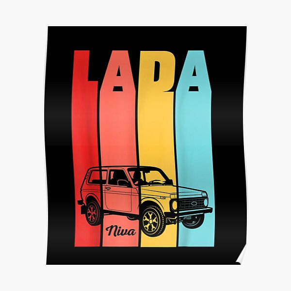 Lada-Niva-Offroad-Vaz-Russias Poster