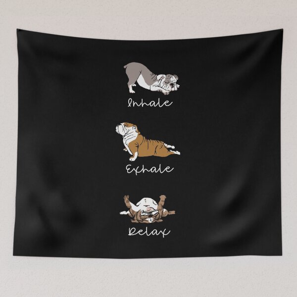 Item preview, Inhale Exhale Relax Dogs designed and sold by PawPrintsDesign.