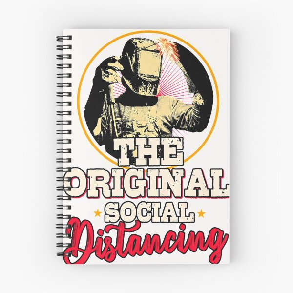 Item preview, The Original Social Distancing Welder designed and sold by GeniusDesignArt.