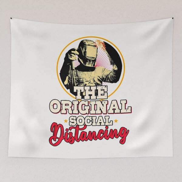 Item preview, The Original Social Distancing Welder designed and sold by GeniusDesignArt.