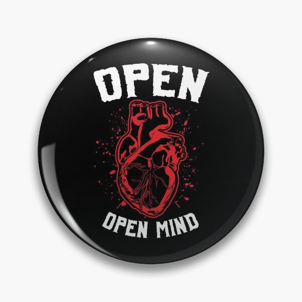 Item preview, Open Anatomical Heart Open Mind Occult Goth designed and sold by GrandeDuc.