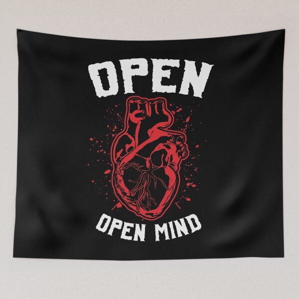 Item preview, Open Anatomical Heart Open Mind Occult Goth designed and sold by GrandeDuc.