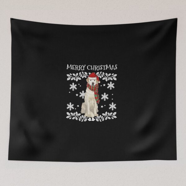 Item preview, Merry Christmas Ornament Kuvaszok Xmas Santa designed and sold by MyintThan09.