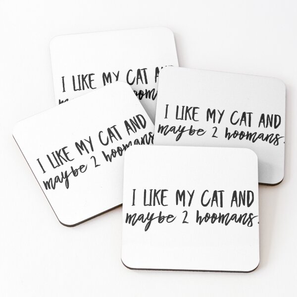 Item preview, I like my cat and 2 hoomans designed and sold by CoffeeandHope.
