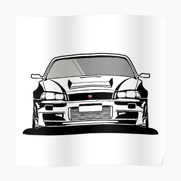 Gtr34 Posters Redbubble