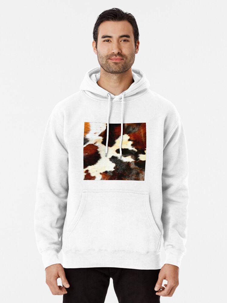 cowhide hoodie