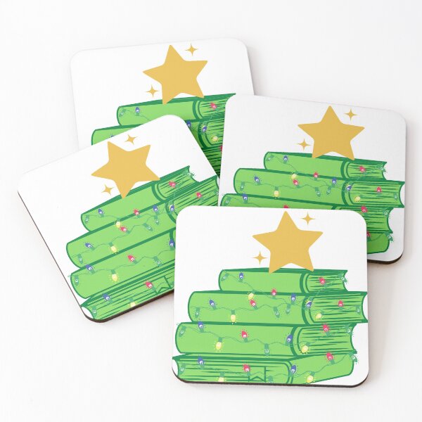 Item preview, christmas tree book stack designed and sold by AlyssaCCastro.